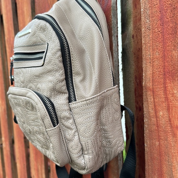 Steve Madden Tan and Black Casual Backpack - Picture 6 of 16